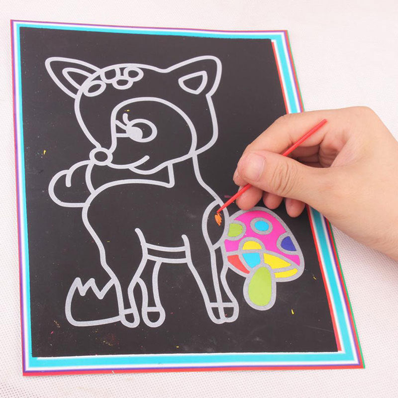 Kids Scratch Magic Painting Paper