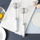 Semi-automatic Stainless Steel Egg Whisk