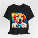 White Dog Unisex Jersey Short Sleeve Tee