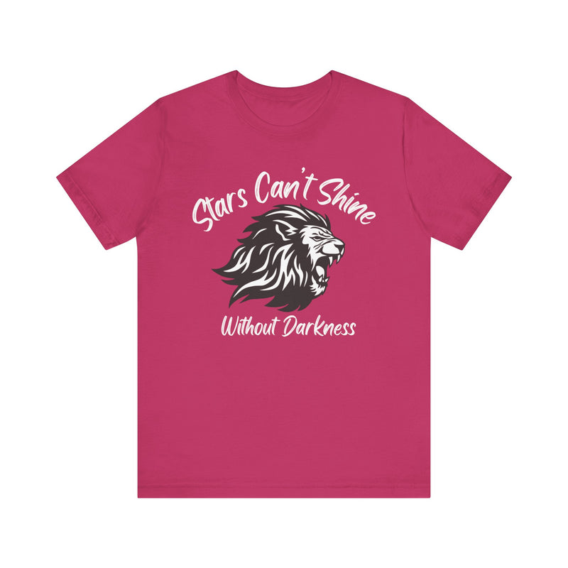 Stars Can't Shine Without Darkness Unisex Jersey Short Sleeve Tee