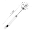 Semi-automatic Stainless Steel Egg Whisk