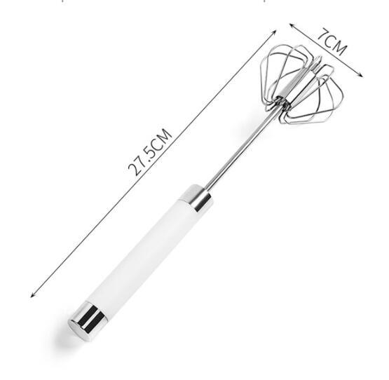 Semi-automatic Stainless Steel Egg Whisk