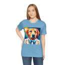 White Dog Unisex Jersey Short Sleeve Tee