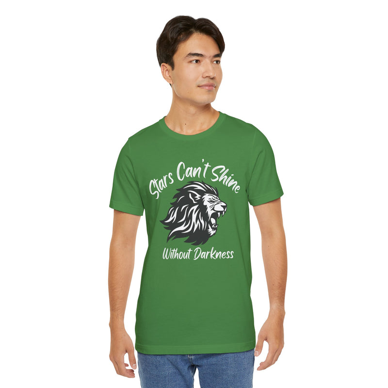Stars Can't Shine Without Darkness Unisex Jersey Short Sleeve Tee