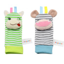 Baby Cartoon Bell Wrist Strap Socks