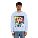 White Dog Unisex Heavy Blend™ Crewneck Sweatshirt