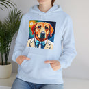 White Dog Unisex Heavy Blend™ Hooded Sweatshirt