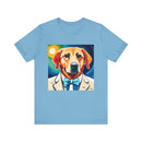 White Dog Unisex Jersey Short Sleeve Tee