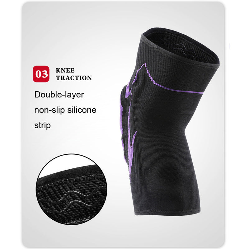 Outdoor fitness silicone knee pad
