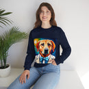 White Dog Unisex Heavy Blend™ Crewneck Sweatshirt