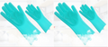 Silicone Cleaning Brush Scrubbing Gloves - Shopeez