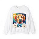 White Dog Unisex Heavy Blend™ Crewneck Sweatshirt