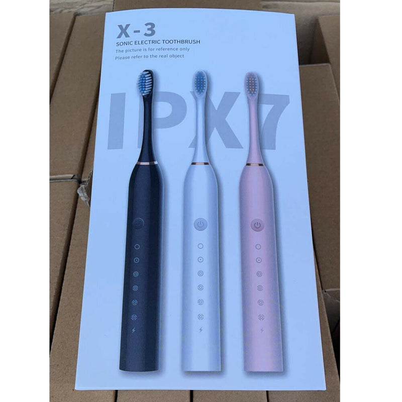 Rechargeable Sonic Electric Toothbrush Brush - Shopeez