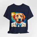 White Dog Unisex Jersey Short Sleeve Tee