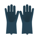 Silicone Cleaning Brush Scrubbing Gloves - Shopeez