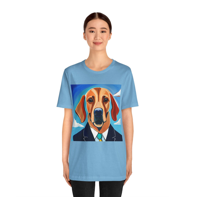 Blue Dog Unisex Jersey Short Sleeve Tee