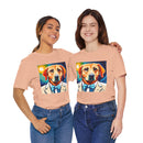 White Dog Unisex Jersey Short Sleeve Tee