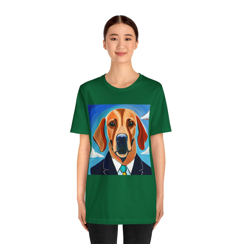 Blue Dog Unisex Jersey Short Sleeve Tee