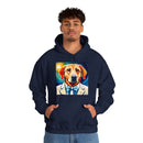 White Dog Unisex Heavy Blend™ Hooded Sweatshirt