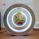 Round LED World Map Floating Globe Magnetic - Shopeez
