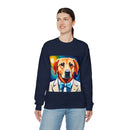 White Dog Unisex Heavy Blend™ Crewneck Sweatshirt