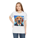 Blue Dog Unisex Jersey Short Sleeve Tee