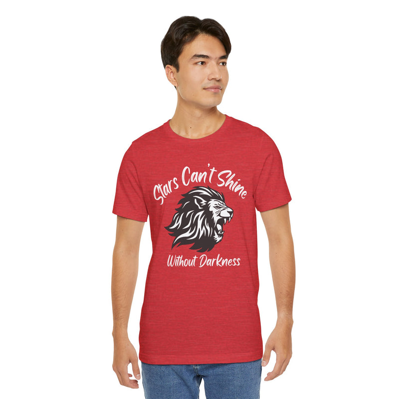 Stars Can't Shine Without Darkness Unisex Jersey Short Sleeve Tee