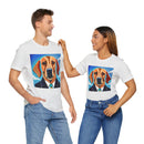 Blue Dog Unisex Jersey Short Sleeve Tee