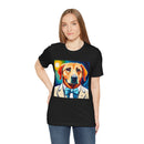White Dog Unisex Jersey Short Sleeve Tee