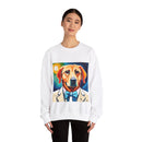 White Dog Unisex Heavy Blend™ Crewneck Sweatshirt