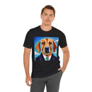 Blue Dog Unisex Jersey Short Sleeve Tee