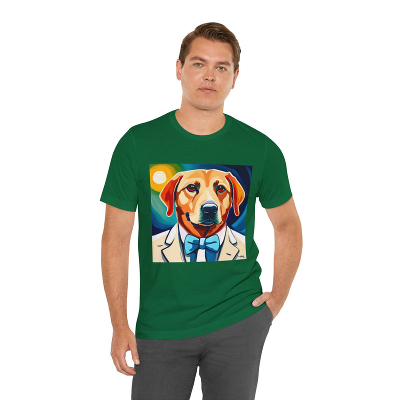 White Dog Unisex Jersey Short Sleeve Tee