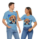 Blue Dog Unisex Jersey Short Sleeve Tee