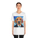 Blue Dog Unisex Jersey Short Sleeve Tee
