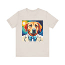 White Dog Unisex Jersey Short Sleeve Tee