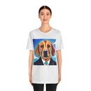 Blue Dog Unisex Jersey Short Sleeve Tee