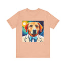 White Dog Unisex Jersey Short Sleeve Tee