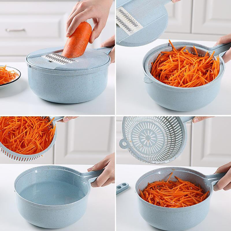 8 In 1 Vegetable Slicer Kitchen Accessories - Shopeez