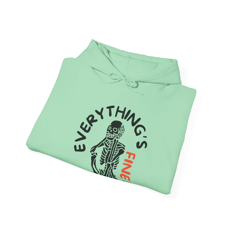 Everything's Fine Unisex Heavy Blend™ Hooded Sweatshirt