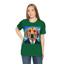 Blue Dog Unisex Jersey Short Sleeve Tee