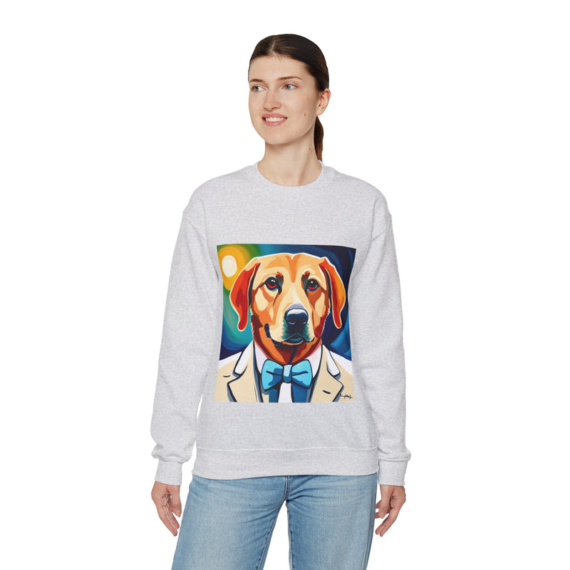 White Dog Unisex Heavy Blend™ Crewneck Sweatshirt