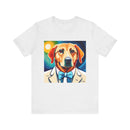 White Dog Unisex Jersey Short Sleeve Tee