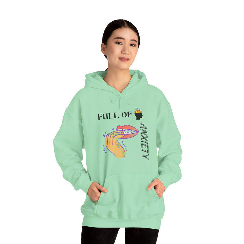 Full Of Anxiety Unisex Heavy Blend™ Hooded Sweatshirt