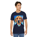 Blue Dog Unisex Jersey Short Sleeve Tee