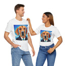 Blue Dog Unisex Jersey Short Sleeve Tee