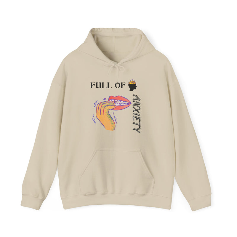 Full Of Anxiety Unisex Heavy Blend™ Hooded Sweatshirt