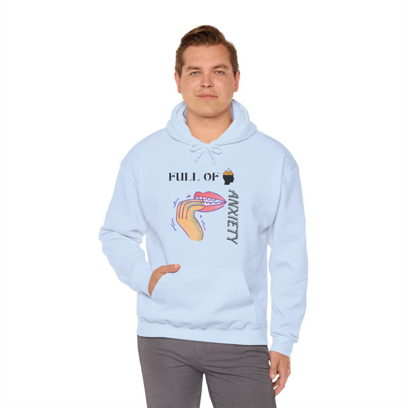 Full Of Anxiety Unisex Heavy Blend™ Hooded Sweatshirt