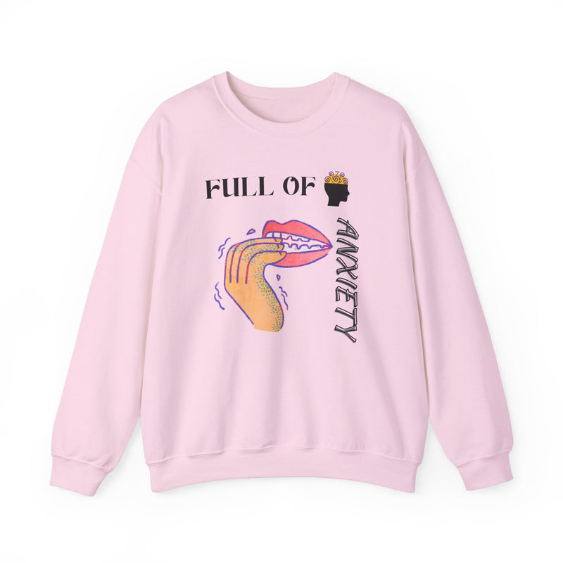 Full Of Anxiety Unisex Heavy Blend™ Crewneck Sweatshirt