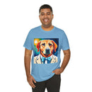 White Dog Unisex Jersey Short Sleeve Tee