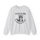 Hold On I'm Overstimulated Unisex Heavy Blend™ Crewneck Sweatshirt